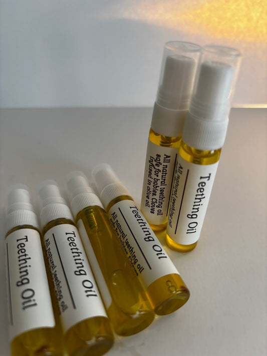 All Natural Teething Oil